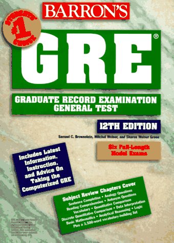 Stock image for GRE: How to Prepare for the Graduate Record Examination General Test for sale by ThriftBooks-Atlanta