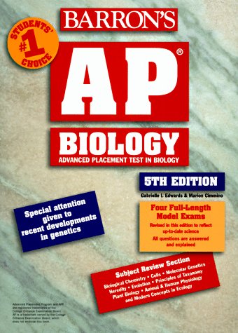 Imagen de archivo de Ap Biology: Advanced Placement Test in Biology (5th ed) a la venta por Wonder Book