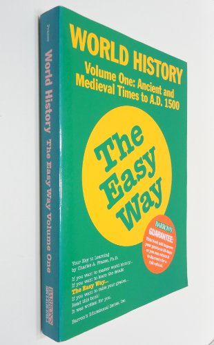 Stock image for World History the Easy Way Volume One (Easy Way Series) for sale by Decluttr