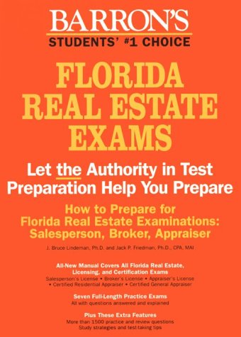 Beispielbild fr How to Prepare for Florida Real Estate Exams : Salesperson, Broker, Appraiser zum Verkauf von Better World Books