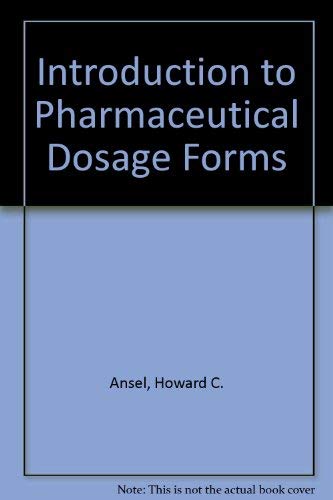 Stock image for Introduction to pharmaceutical dosage forms for sale by HPB-Red