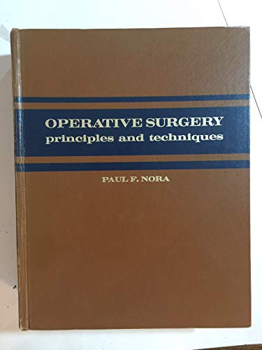 Stock image for Operative surgery; principles and techniques, for sale by HPB-Red