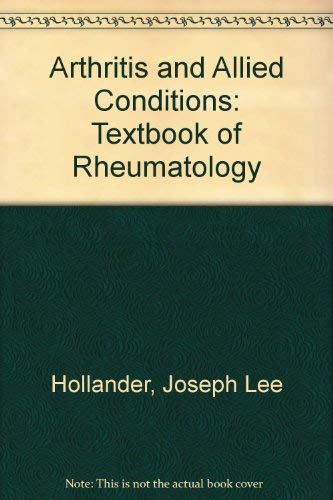 Beispielbild fr Arthritis and allied conditions: A textbook of rheumatology zum Verkauf von HPB-Red