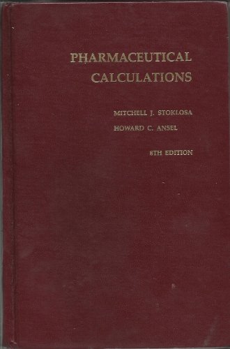 Imagen de archivo de Pharmaceutical calculations a la venta por Blue Vase Books