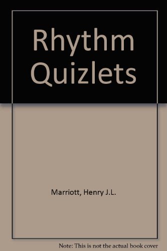 Imagen de archivo de Rhythm Quizlets : Self Assessment a la venta por Better World Books