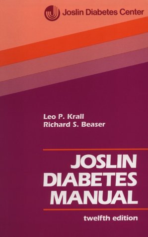 Beispielbild fr Joslin Diabetes Manual zum Verkauf von Better World Books