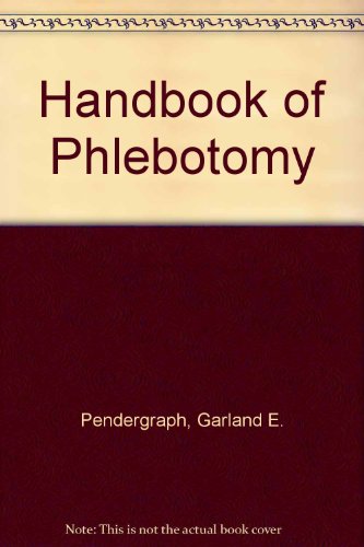 Beispielbild fr Handbook of phlebotomy zum Verkauf von Wonder Book