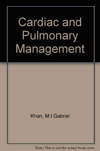 Stock image for Cardiac and Pulmonary Management for sale by Better World Books