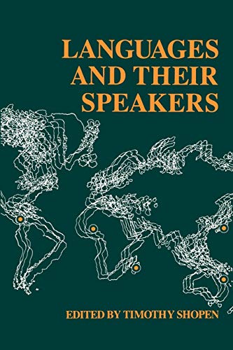 Imagen de archivo de Languages and Their Speakers a la venta por Revaluation Books