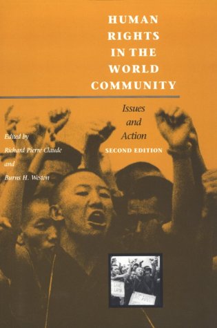 Beispielbild fr Human Rights in the World Community : Issues and Action zum Verkauf von Better World Books: West