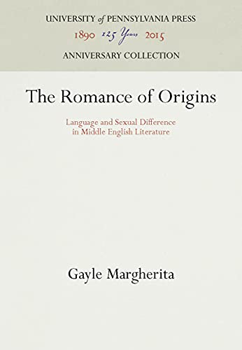 Stock image for The Romance of Origins for sale by Concordia Books