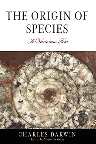 9780812219548: The Origin of Species: A Variorum Text (Variorum Reprint)