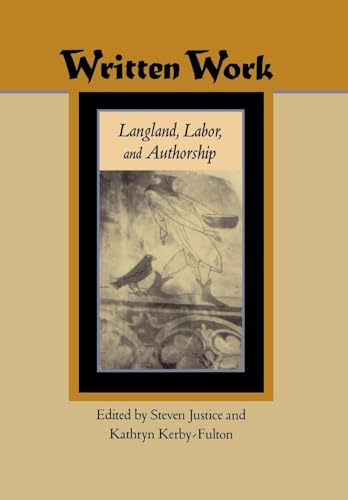 Imagen de archivo de Written Work: Langland, Labor, and Authorship (The Middle Ages Series) a la venta por HPB-Red