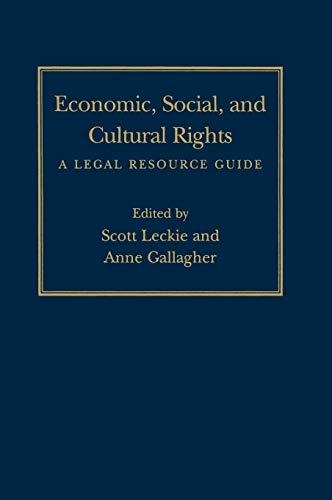 9780812239164: Economic, Social, And Cultural Rights: A Legal Resource Guide