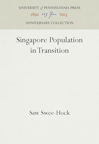 Beispielbild fr Singapore Population in Transition zum Verkauf von The Book Bin