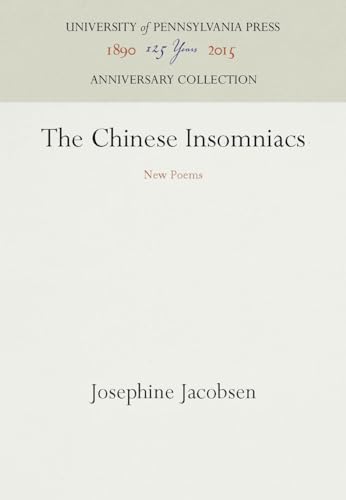 Imagen de archivo de The Chinese Insomniacs: New Poems a la venta por The Book Cat