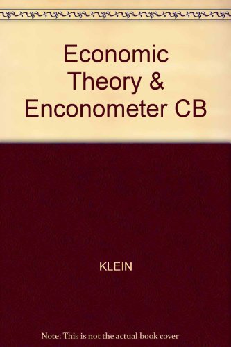 Beispielbild fr Economic Theory and Econometrics zum Verkauf von Bingo Used Books