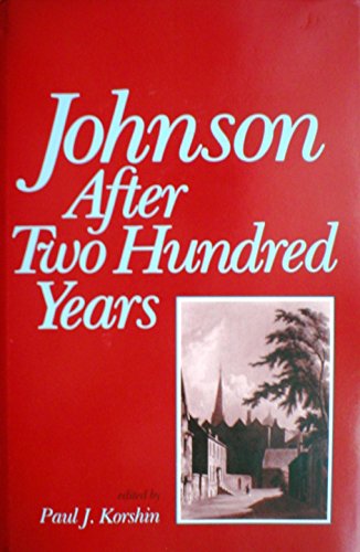 Beispielbild fr Johnson after Two Hundred Years zum Verkauf von Better World Books