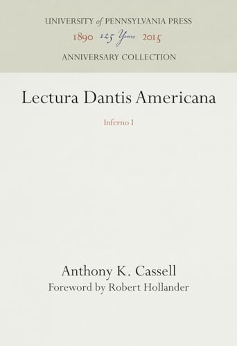 Lectura Dantis Americana: Inferno I