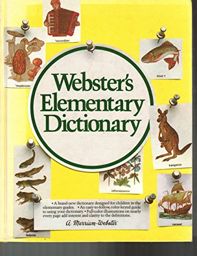 Stock image for Webster's Elementary Dictionary for sale by Better World Books: West