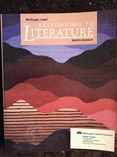 Imagen de archivo de Responding to Literature: World Literature a la venta por SecondSale