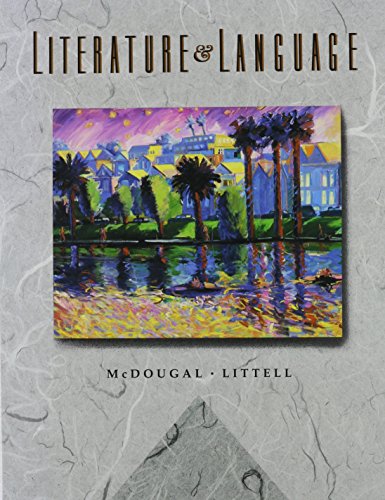 Imagen de archivo de Literature and Language (The McDougal-Littell English Program) a la venta por Ergodebooks