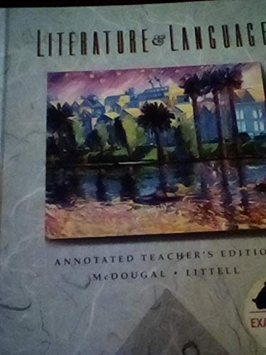 9780812371031: Literature and Language, Grade 9 Annotated Teacher's Edition (McDougal Littell English Program, Orange Level)