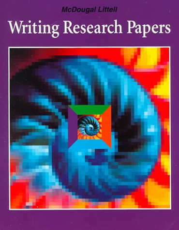 Writing Research Papers: Your Complete Guide to the Process of Writing a Research Paper, from Finding a Topic to Preparing the Final Manuscript (9780812381009) by Robert D. Shepherd