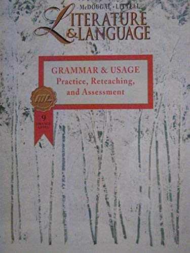Stock image for LITERATURE AND LANGUAGE, GRAMMAR AND USAGE PRACTICE, RETEACHING AND ASSESSMENT, ORANGE LEVEL for sale by mixedbag