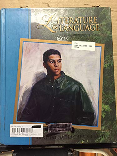 Imagen de archivo de Annotated Teacher's Edition - McDougal Littell Literature & Language - Level Blue - Grade10 a la venta por ThriftBooks-Dallas