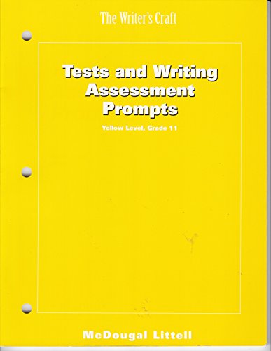 9780812388909: The Writer's Craft Tests and Writing Assessment Pr