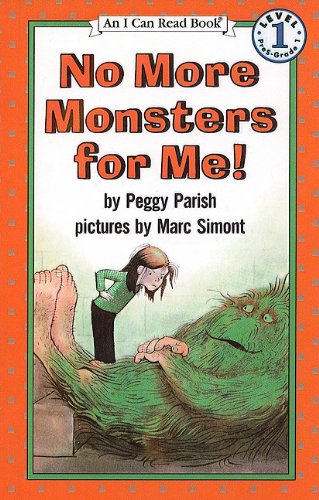 Stock image for No More Monsters for Me! (I Can Read Books: Level 1) for sale by Michigander Books