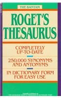 Beispielbild fr The Bantam Roget's Thesaurus in Dictionary Form zum Verkauf von ThriftBooks-Atlanta