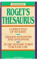 Stock image for The Bantam Roget's Thesaurus in Dictionary Form for sale by GoldBooks