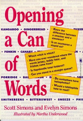 Imagen de archivo de Opening a Can of Words a la venta por Better World Books