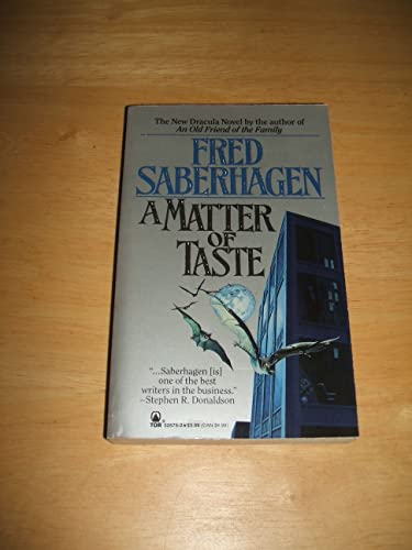 Stock image for A Matter of Taste for sale by Gulf Coast Books