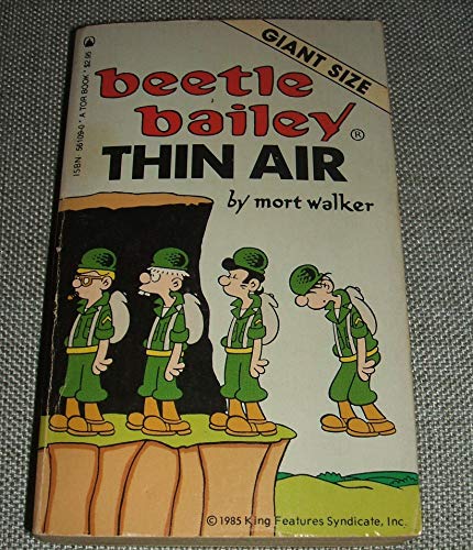 Beispielbild fr Thin Air (Beetle Bailey) zum Verkauf von WorldofBooks