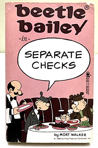 Beetle Bailey: Separate Checks (9780812561289) by Walker, Mort