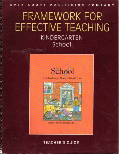 9780812603859: Framework for Effective Teaching Kindergarten School Teachers Guide