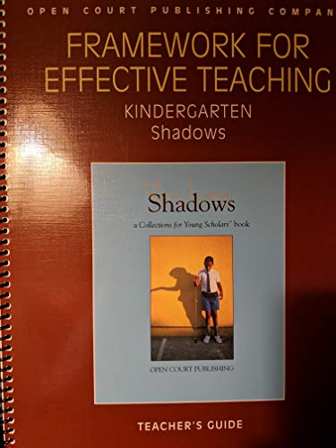 Imagen de archivo de Teacher's Guide: Framework For Effective Teaching; Kindergarten: Shadows a la venta por Alf Books