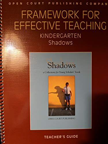 Stock image for Teacher's Guide: Framework For Effective Teaching; Kindergarten: Shadows for sale by Alf Books