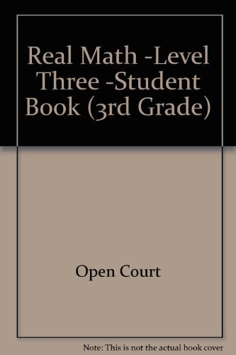 Stock image for Open Court Real Math, Grade 3 for sale by Solr Books