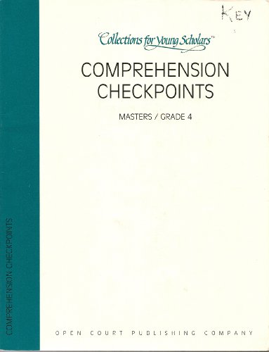 Stock image for Collections for Young Scholars Comprehension Checkpoints Masters / Grade 4 for sale by ThriftBooks-Dallas