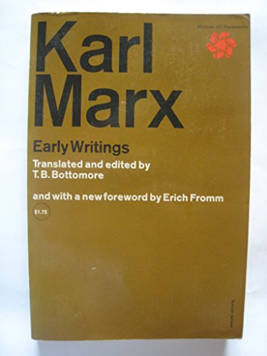 Imagen de archivo de Karl Marx: Early Writings a la venta por Saucony Book Shop