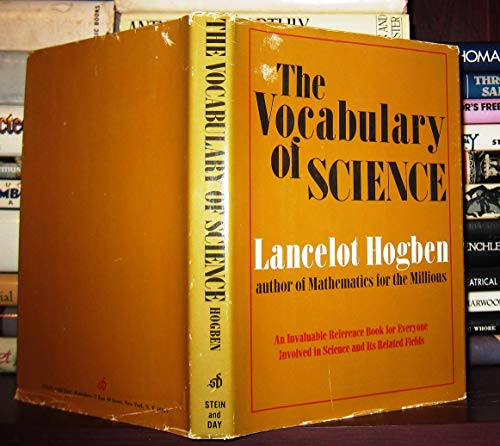 Beispielbild fr The Vocabulary of Science zum Verkauf von Better World Books