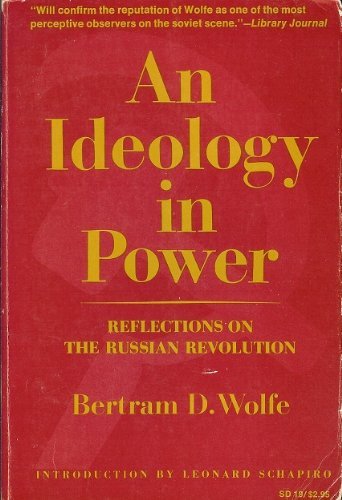 Beispielbild fr Ideology in Power: Reflections on the Russian Revolution zum Verkauf von HPB-Emerald