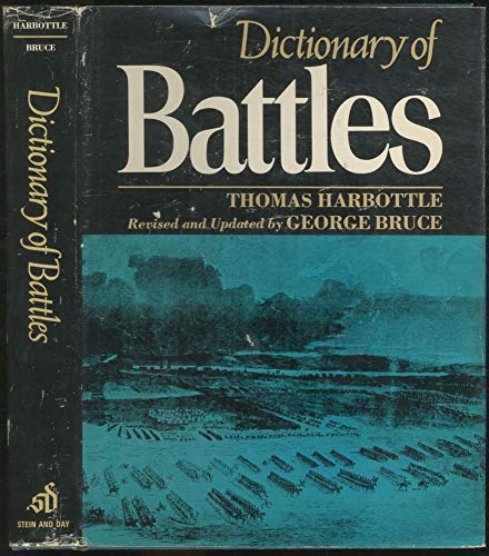 Beispielbild fr Dictionary of battles zum Verkauf von Wonder Book