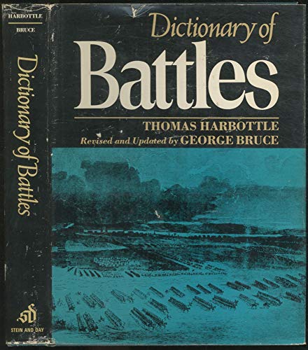 Stock image for Dictionary of Battles: Revised and Updated by George Bruce for sale by HPB-Diamond