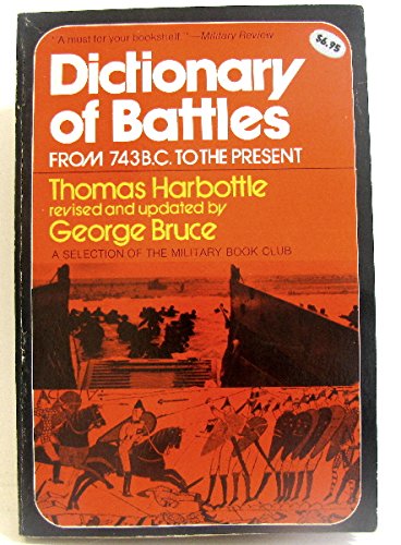 Stock image for Dictionary of Battles. for sale by HPB-Diamond
