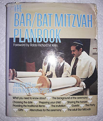 Stock image for The Bar/Bat Mitzvah Planbook for sale by Wonder Book